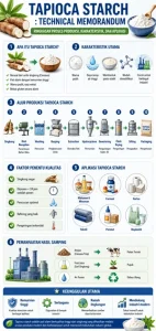 Diagram Alur Produksi Tapioca Starch
